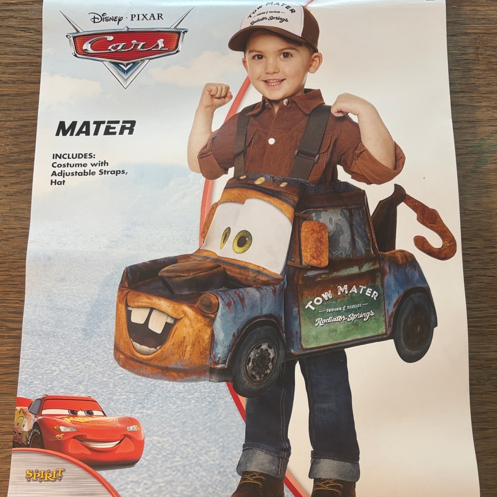 Cars Mater Kids Costume